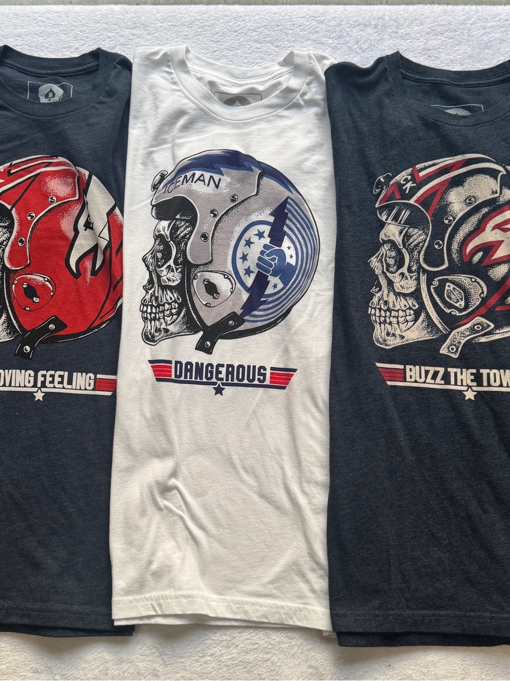 Zero Foxtrot Top Gun Collection - 3 Shirt Lot - Mens Medium - Made in USA